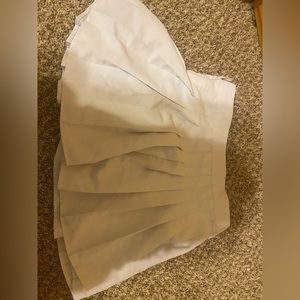 White skirt